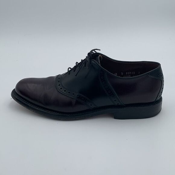 Allen Edmonds McAllister Wingtip Oxford Shoes | Two-Tone Brown & Black Men’s 10D main image 12